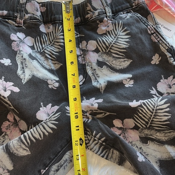 🆕 Juicy Couture Printed Black Floral California Skinny Women's Jeans Size 29 - Picture 11 of 13